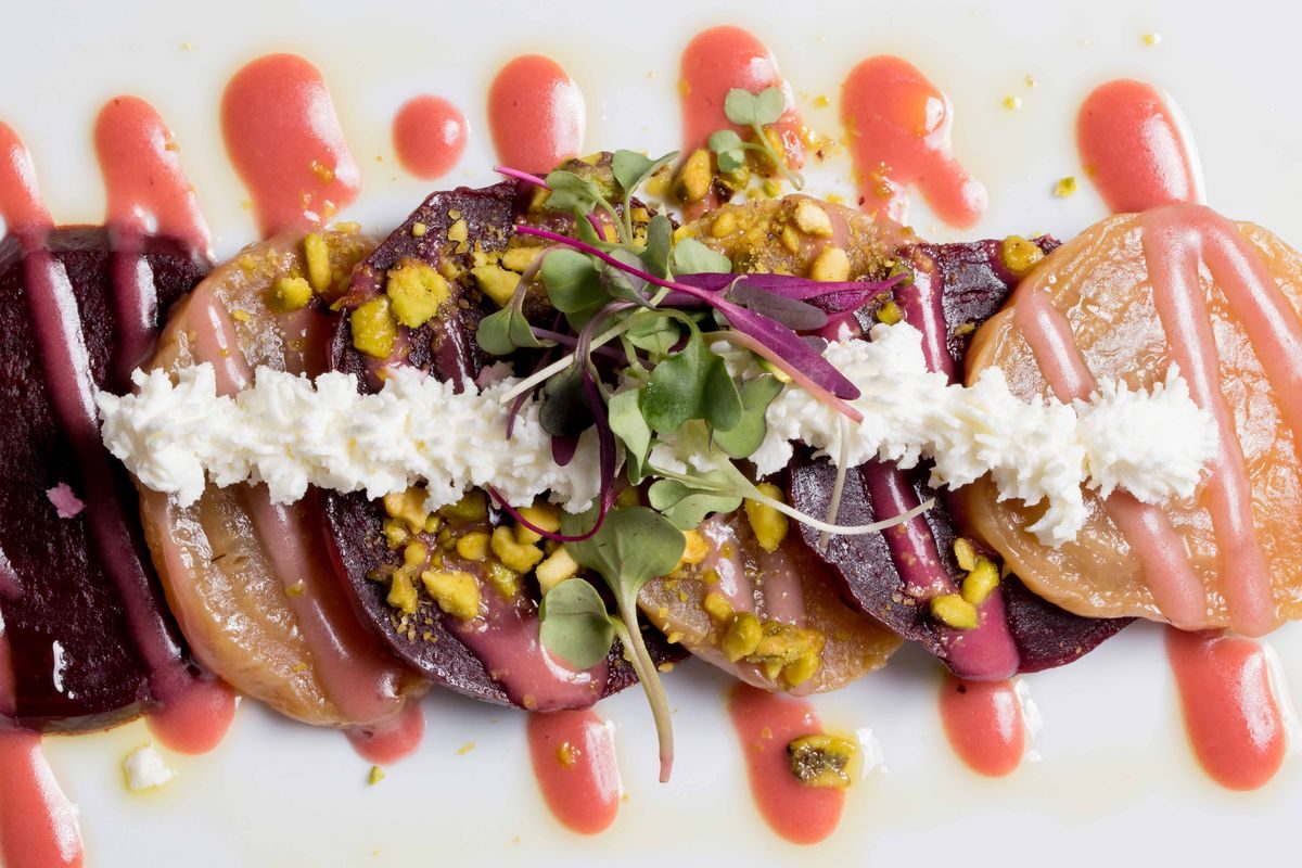 Heirloom beet salad