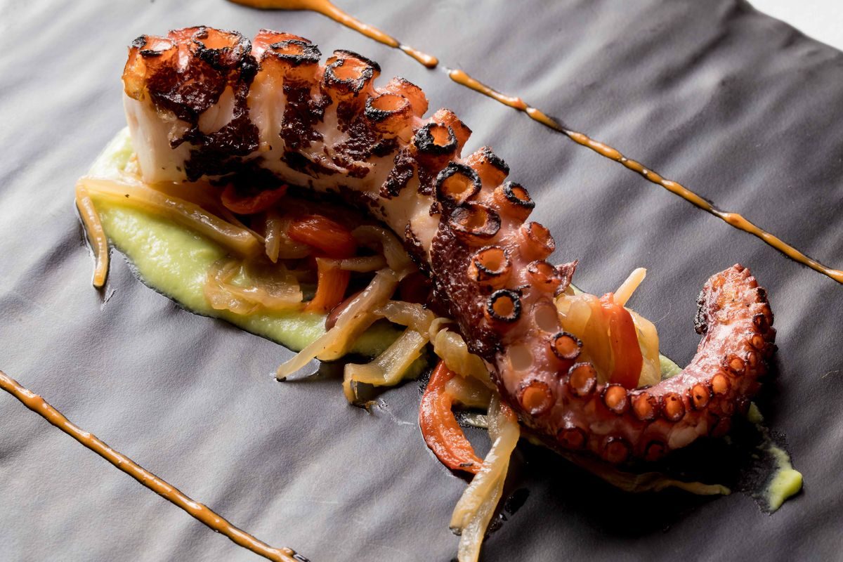 Grilled octopus